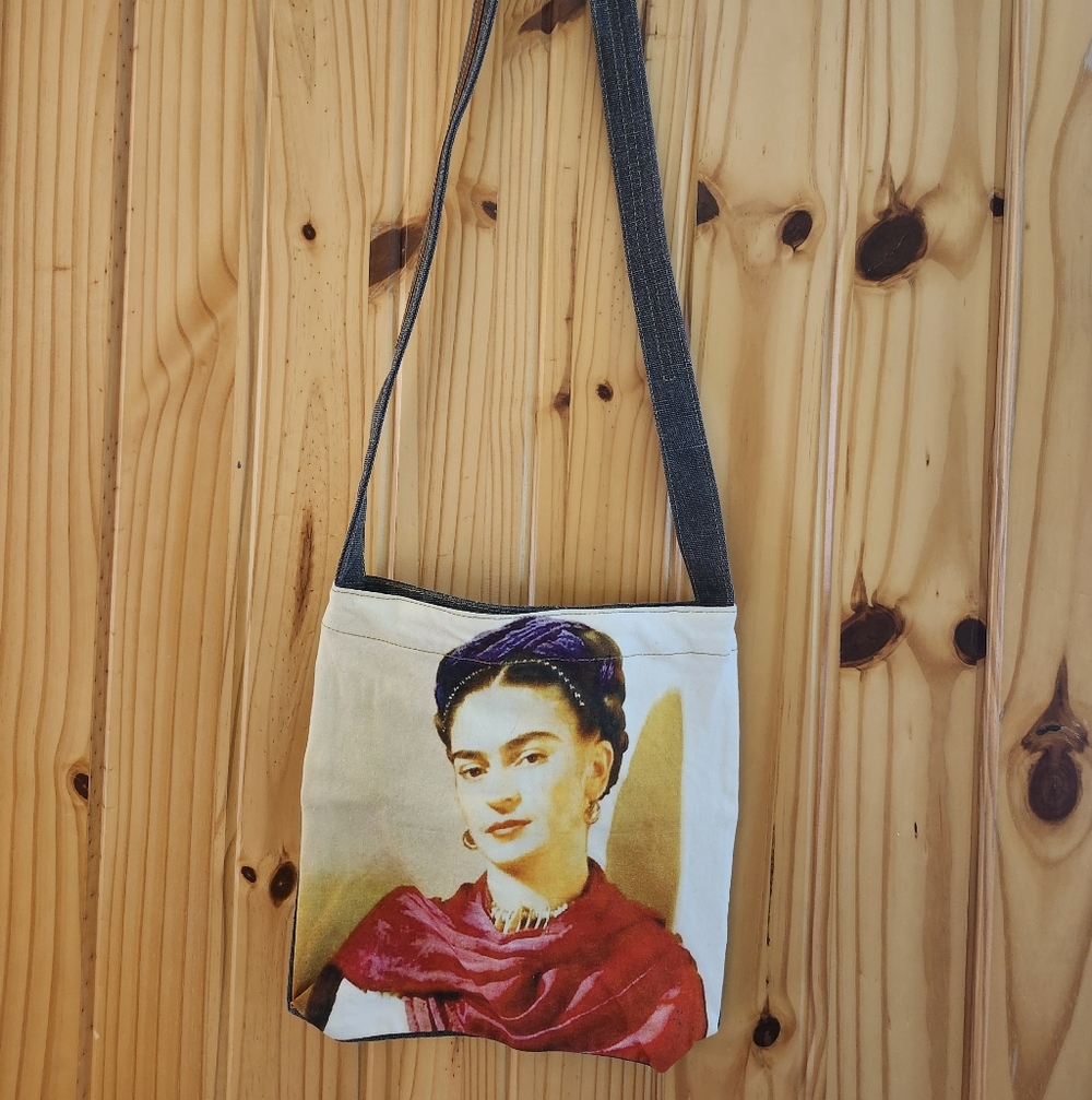 Frieda Khalo Denim Bag